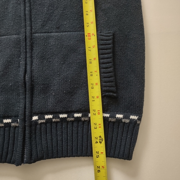 LCW CASUAL Women's Long Sleeve Blue White Sweater M - Picture 4 of 8